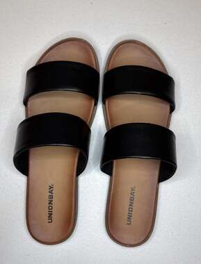 UNIONBAY Women's Refresh Sandal Black Size 9.5